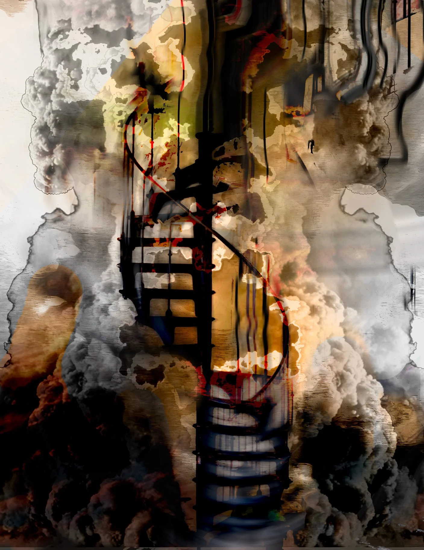 As Above So Below — digital art by Giovanna Ferrari
