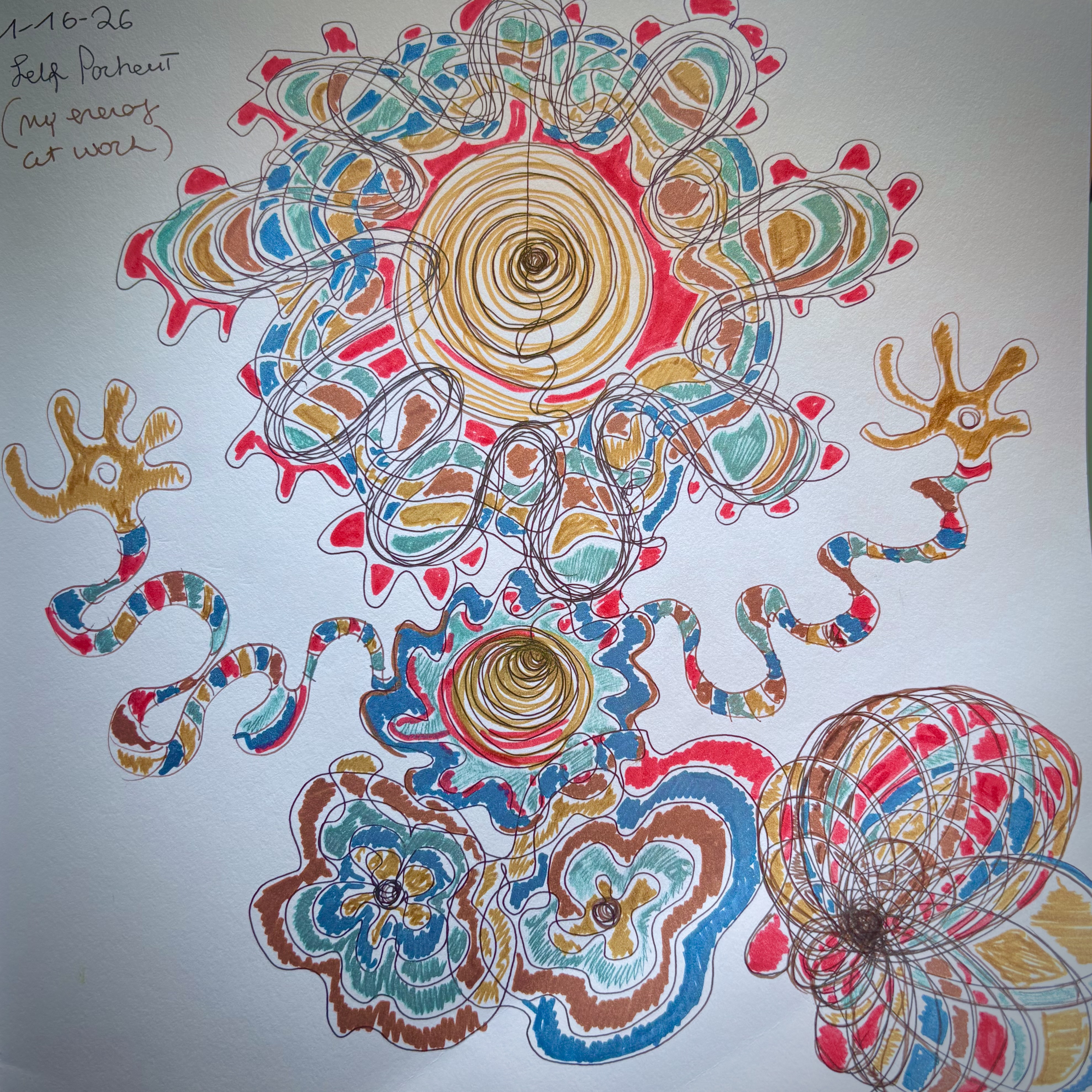 Energy I — doodle by Giovanna Ferrari